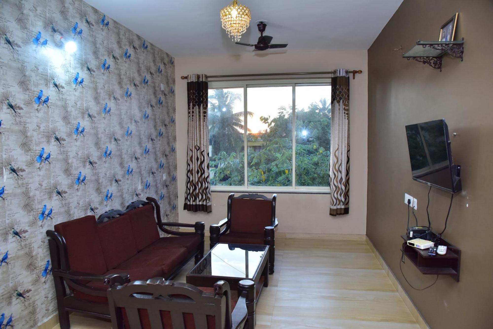 Fieldstone Lovely 2 Bhk Ac Apartment Talaulim الغرفة الصورة